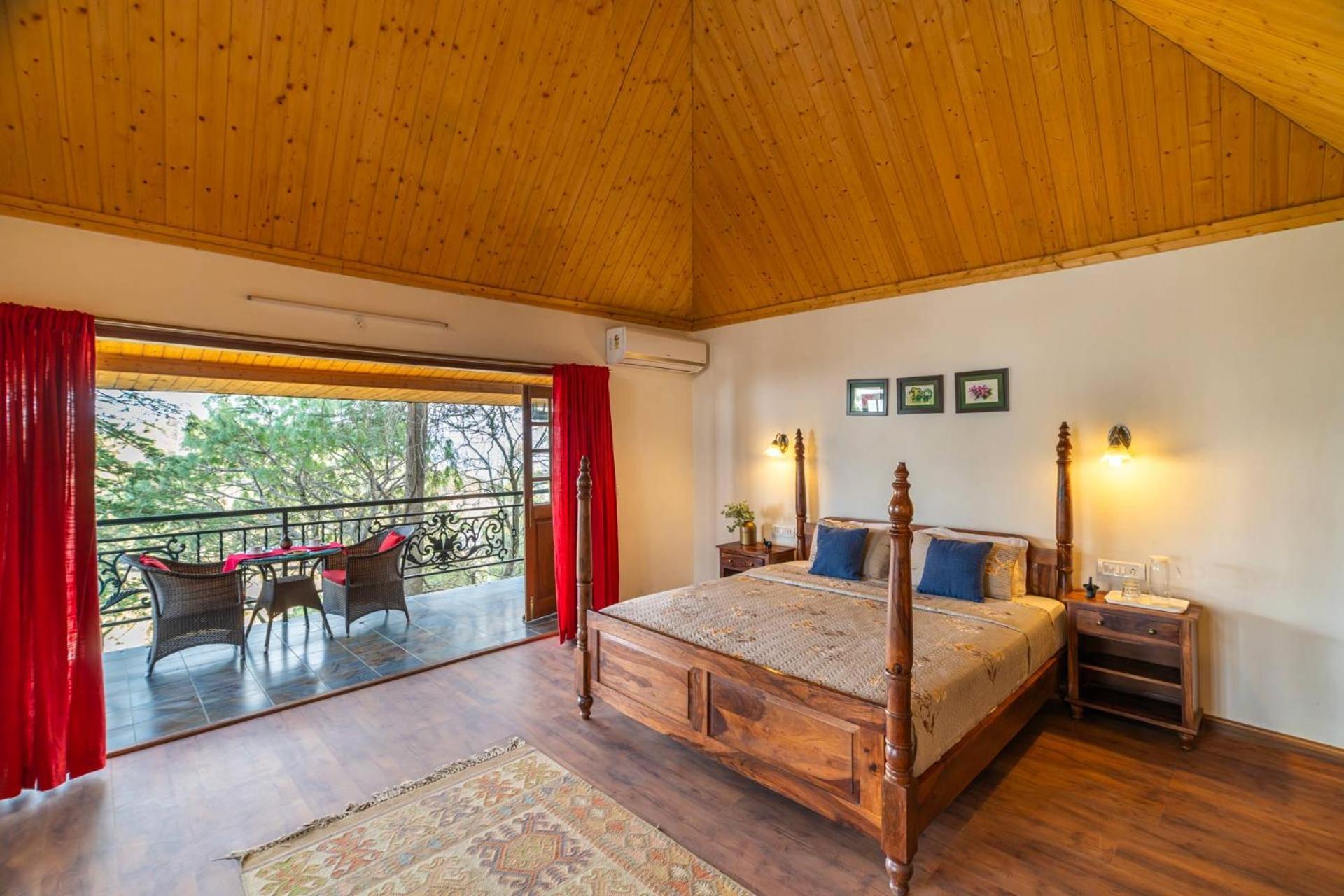 Stayvista At Paris Villa With Pvt Pool & Valley View Kasauli Dış mekan fotoğraf