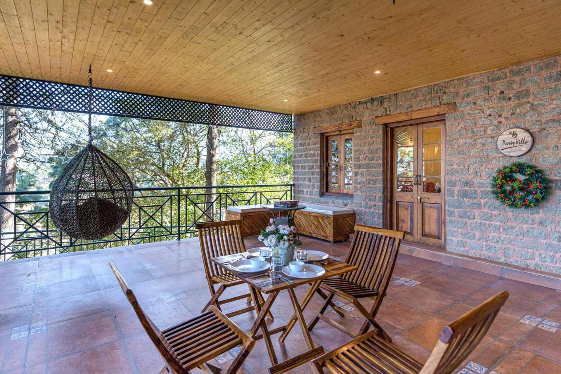 Stayvista At Paris Villa With Pvt Pool & Valley View Kasauli Dış mekan fotoğraf